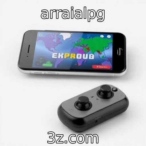 Crescimento do mercado de jogos móveis em várias regiões